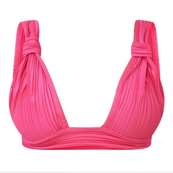 Hot Pink Knot Bralet - Picture 4 of 4